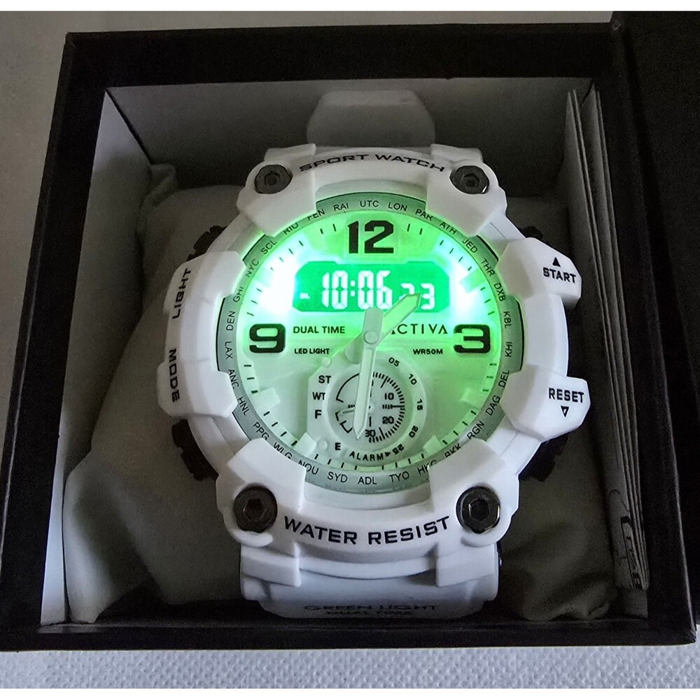 Invicta Activa Vextron X Men's Watch 52mm White ACW1637-005 New In Box - Picture 3 of 7